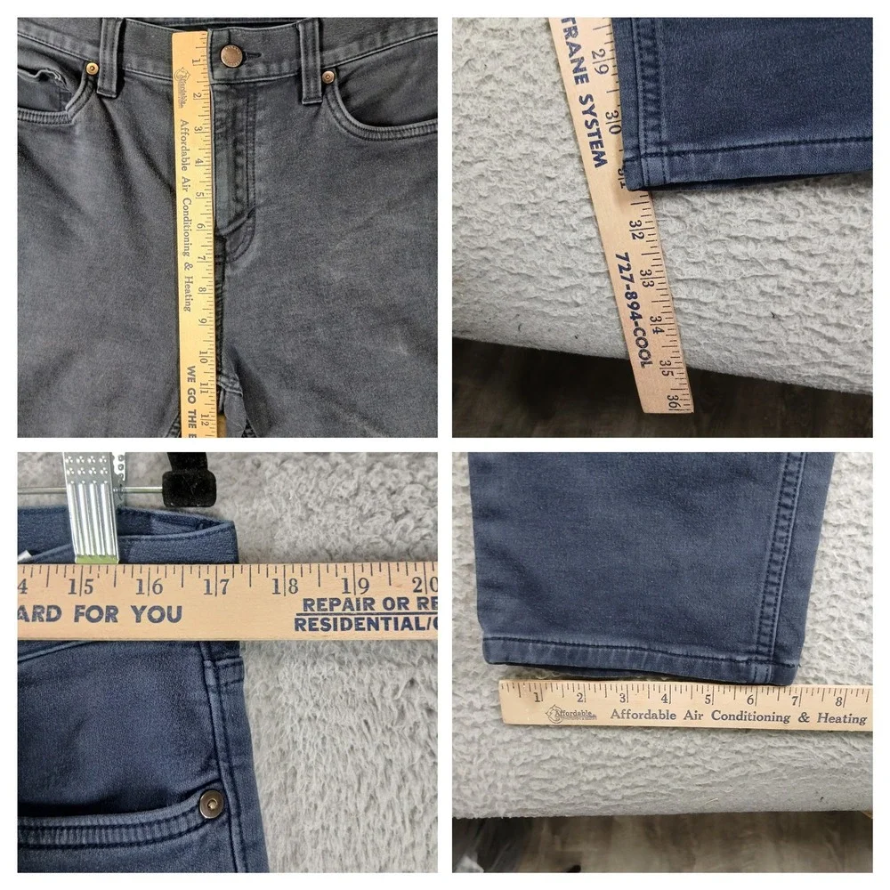 Banana Republic‎ Traveler Pants Men 33 Slim Fit Blue Jeans Wash 33x34